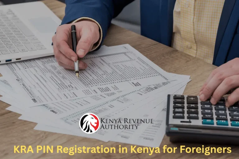 KRA PIN Registration in Kenya for Foreigners
